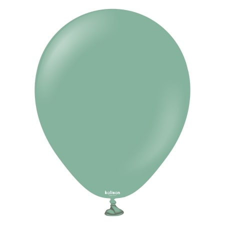 Balony lateksowe Retro Sage, zielony, 45 cm, 1 szt.