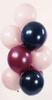 Małe Balony Pastelowe Gemar 5" Granatowe Navy, 12cm, 100 szt.