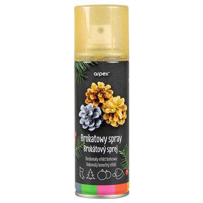 Brokatowy spray dekoracyjny, złoty, 100 ml