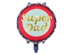 Balon foliowy Super Dad, dzień ojca 45 cm