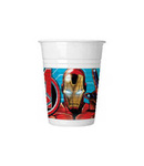 Kubeczki plastikowe Mighty Avengers- 200ml 8 szt.
