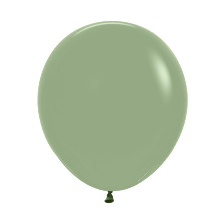 Balony lateksowe Sempertex, Eucalyptus, 45cm, 25 szt