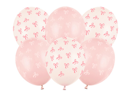 Balony Strong Kokardki Mix Pastel 30 cm 6 szt
