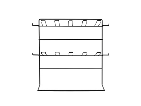Stojak Ekspozytor Metalowy Czarny 43x21x41 cm