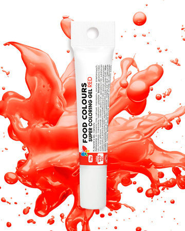Barwnik spożywczy w żelu CZERWONY 20g
