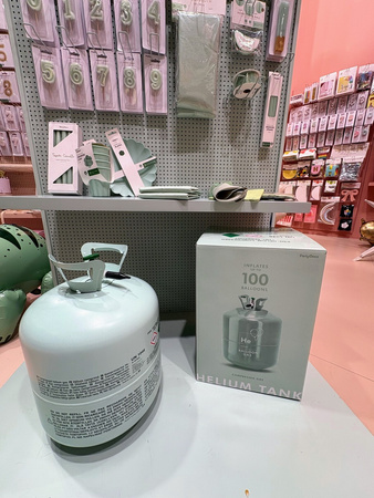 Butla z helem XXL, 0.59m3, na maks. 90 balonów