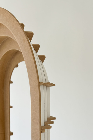 Portal przestrzenny 3D, Dekoracja eventowa tło, 190cm, MDF