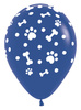 Balony lateksowe Sempertex Łapki, Psi Patrol, 30cm, 25szt.