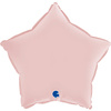 Balon Foliowy - Satynowa Pastelowa Różowa Gwiazdka 46 cm, Grabo