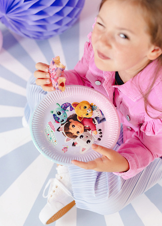Talerzyki Koci Domek Gabi mix 23 cm 6 szt