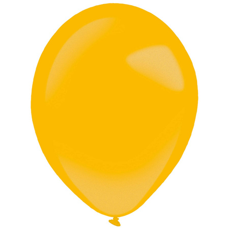 Balony lateksowe Złote, Decorator Metallic Gold, 28cm, 50 szt.