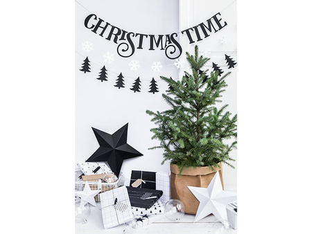 Dekoracja Gwiazdy, biały, różne rozmiary, 6 szt.