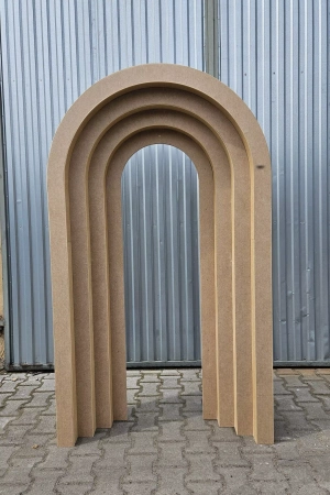 Portal przestrzenny 3D, Dekoracja eventowa tło, 190cm, MDF