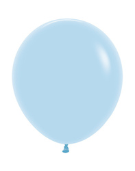Balony lateksowe Sempertex, Pastel Matte Blue, 45cm, 25 szt.