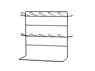 Stojak Ekspozytor Metalowy  Czarny 43x21x41 cm