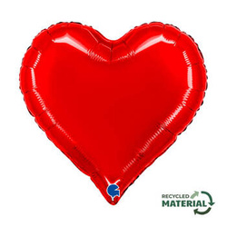 Balon Foliowy - Czerwone Serce 46cm, Sweetie Heart, Grabo