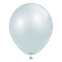 Balony lateksowe Kalisan AURA Ice Blue, niebieskie, 45cm, 1szt.