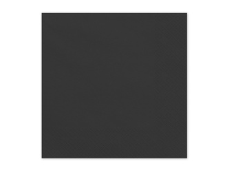 Serwetki papierowe Czarny 33x33cm 20 szt