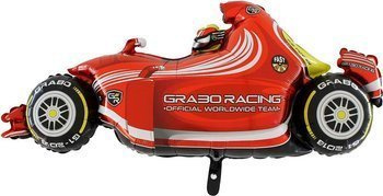 Balon Foliowy Samochód Formuła 1, F1 Czerwona