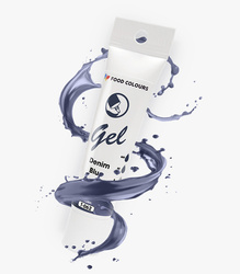 Barwnik Spożywczy w Żelu 30g Niebieski Dżinsowy - Jadalny Kolor do Tortów i Ciast