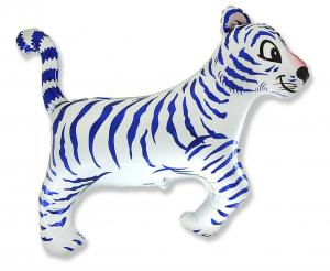 Balon foliowy Dziki Tygrys Biały Flexmetal 60cm