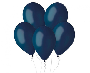 Balony Pastelowe Gemar 13" Granatowe Navy, 33cm, 50 szt.