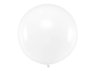 Balon lateksowy Gigant, Przezroczysty / Transparentny, Pastel Clear, 1m, 1 szt.
