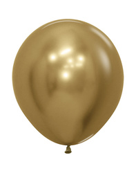 Balony lateksowe Sempertex, Reflex Gold, 60cm, 1szt.