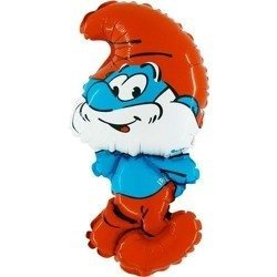 Balon Foliowy - Papa Smerf, 100 cm Grabo