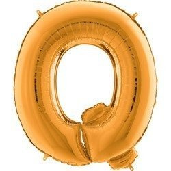 Balon Foliowy Litera 40' Q / Ó złota