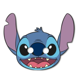 Maski papierowe, Stitch i Angel, Disney, 6 szt.