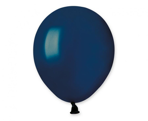 Małe Balony Pastelowe Gemar 5" Granatowe Navy, 12cm, 100 szt.
