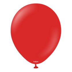 Balony lateksowe Kalisan Red, czerwony 30cm, 100 szt.