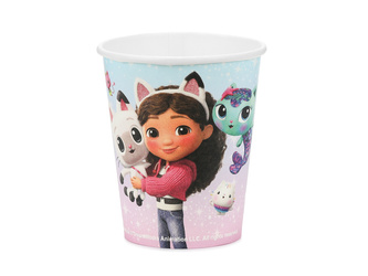 Kubeczki papierowe Koci Domek Gabi Mix 250 ml 6 szt