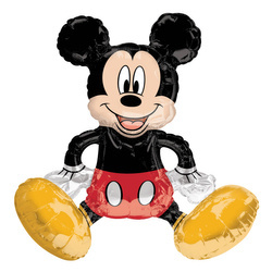 Balon foliowy siedzący myszka Mickey, 45cm