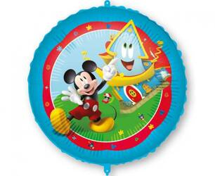 Balon foliowy Myszka Miki, Mickey Rock the House z ciężarkiem, 46cm