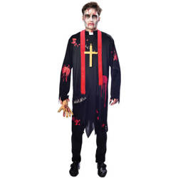 Strój, Kostium przebranie Zombie ksiądz M