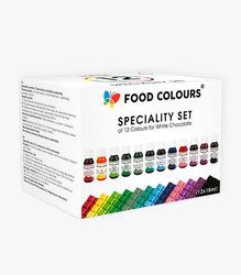 Zestaw 12 Emulsji do Białej Czekolady OS-LC-12-SET 12 x 18ml Barwniki Olejowe do Mas Tłustych