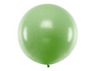 Balon lateksowy Gigant, Zielony, Pastel Green, 1m, 1 szt.