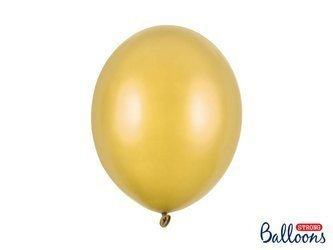 Balony Strong Metaliczne Złote, 30cm, 100 szt.