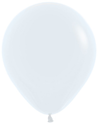 Balony lateksowe Sempertex White, biały 45cm, 1 szt.