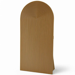 Ścianka dekoracyjna ryflowana półkole, Panel drewniany, MDF