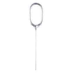 Zimne ognie srebrna cyfra 0, 17cm