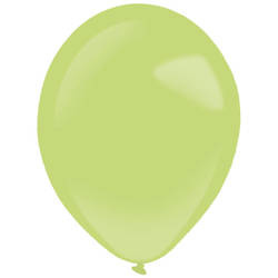 Balony lateksowe Kiwi,  Decorator Metallic Kiwi Green, 12cm, 100 szt.