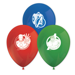 Balony lateksowe Avengers mix 28 cm, 8 szt.