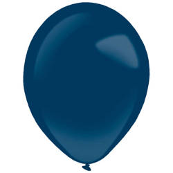 Balony lateksowe Granatowe, Decorator Metallic Navy Flag Blue, 28cm, 50 szt.