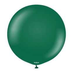 Balony lateksowe Kalisan Dark Green, c. zielony 60cm, 2 szt.