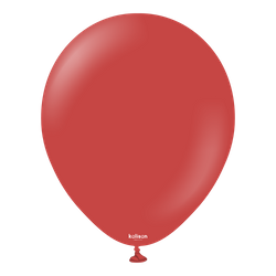 Balony lateksowe Kalisan Deep Red, czerwony 30 cm, 100 szt.