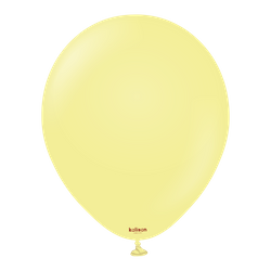 Balony lateksowe Macaron Yellow, żółty 30 cm, 100 szt.