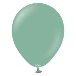 Balony lateksowe Retro Sage, zielony, 30 cm, 100 szt.